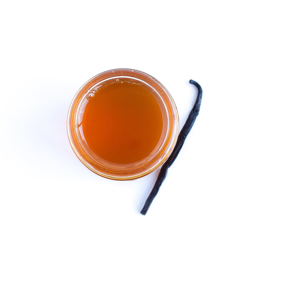 
                  
                    A picture of Ivy's Tea Co.'s Crime, a vanilla infused honey
                  
                
